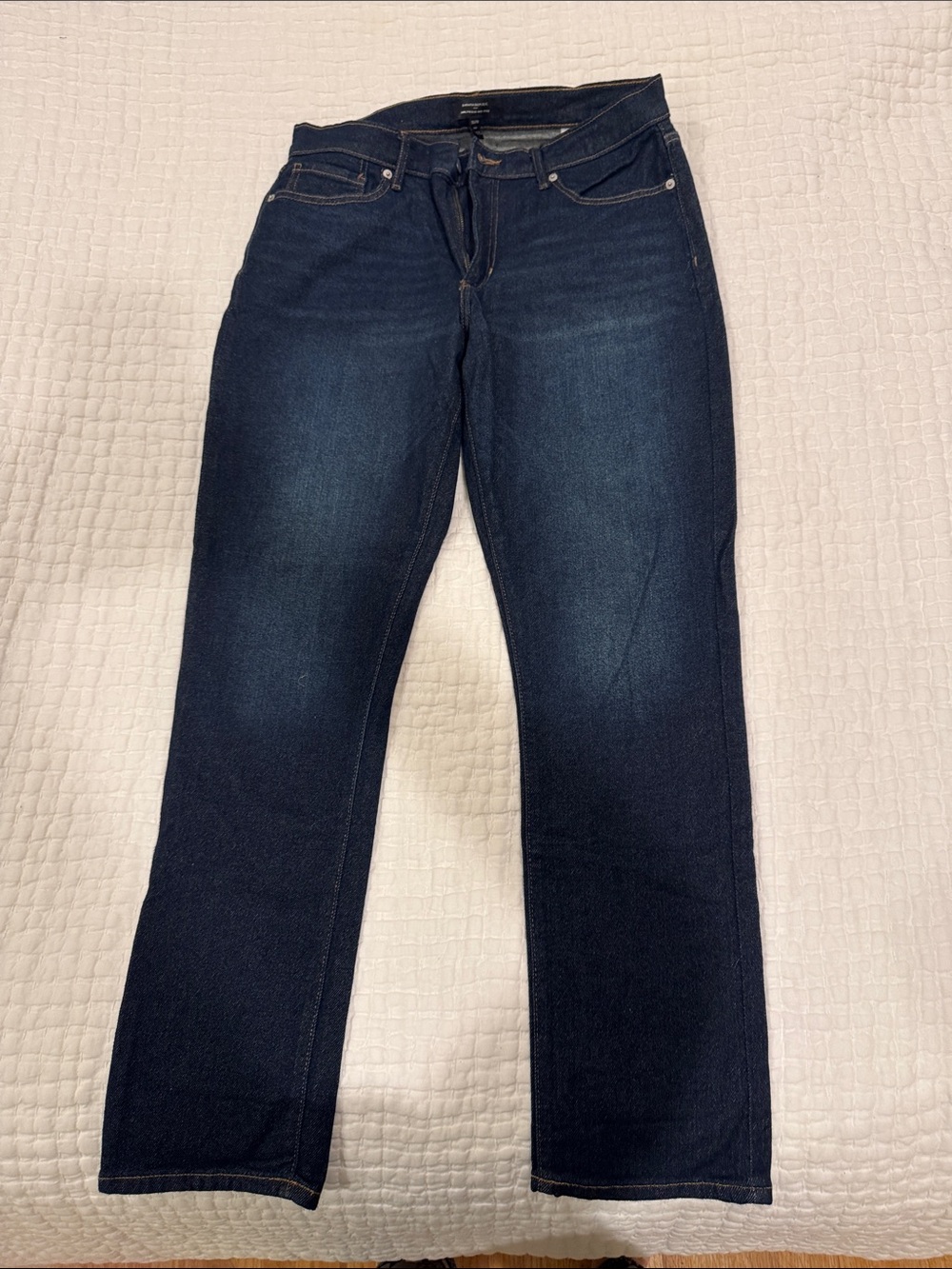 Banana Republic Women's Dark Indigo Straight-Leg Jeans